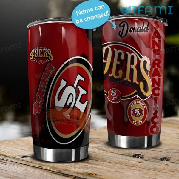 Personalized San Francisco 49ers Tumbler Logo 49ers Gift