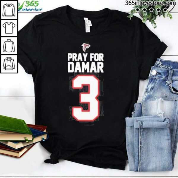 Pray for Damar 3 Atlanta falcons shirt