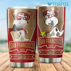 San Francisco 49ers Tumbler Snoopy Woodstock 49ers Gift
