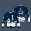 Seattle Seahawks 3d snow christmas pattern Personalized Baseball Jacket for fan Seattle Seahawks 3d snow christmas pattern Personalized Baseball Jacket for fan