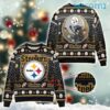 Steelers Christmas Sweater Football Helmet Logo Pittsburgh Steelers Gift Steelers Christmas Sweater Football Helmet Logo Pittsburgh Steelers Gift