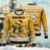Steelers Ugly Sweater Baby Yoda Christmas Lights Pittsburgh Steelers Gift Steelers Ugly Sweater Baby Yoda Christmas Lights Pittsburgh Steelers Gift