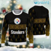 Steelers Ugly Sweater Christmas Tree Pattern Pittsburgh Steelers Gift