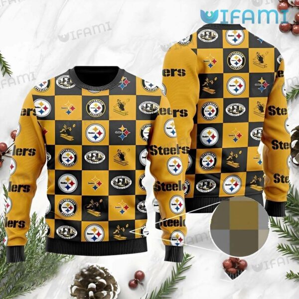 Steelers Ugly Sweater Logo History Pittsburgh Steelers Gift