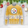 Steelers Ugly Sweater Yellow Christmas Logo Pittsburgh Steelers Gift Steelers Ugly Sweater Yellow Christmas Logo Pittsburgh Steelers Gift