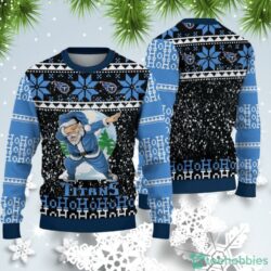Tennessee Titans NFL Christmas Santa Claus Ugly Christmas Sweater