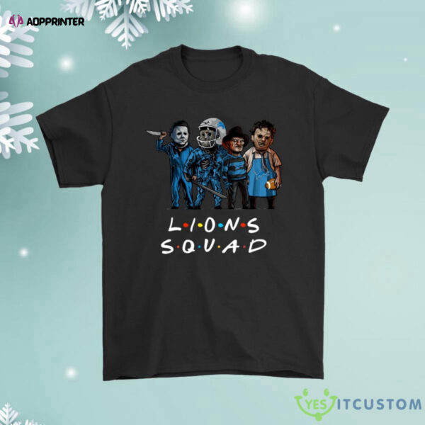 The Detroit Lions Squad Horror Killers Friends sweatshirt t Shirt