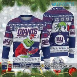 Vintage NY Giants Sweater Exquisite Grinch New York Giants Gift