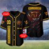 Washington Commanders NFL BASEBALL JERSEY superman CUSTOM NAME AND NUMBER for fan