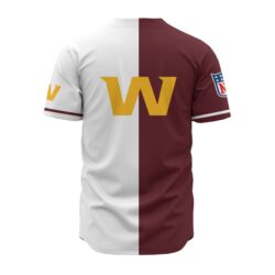 Washington Redskins Personalized Custom Name Baseball Jersey Shirt Washington Redskins Personalized Custom Name Baseball Jersey Shirt 1