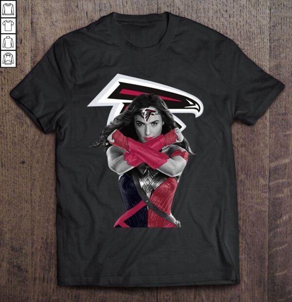 Wonder Woman And Atlanta Falcons Shirt