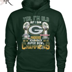 Yes I'm Old But I Saw Green Bay Packers Back2back Super Bowl Champions T Shirt 4