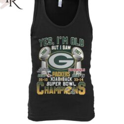Yes I'm Old But I Saw Green Bay Packers Back2back Super Bowl Champions T Shirt 6