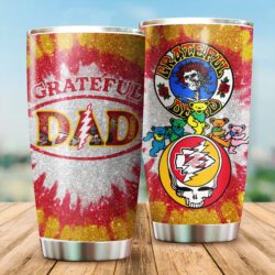 Kansas City Chiefs Gateful Dead custom name Tumble for fan