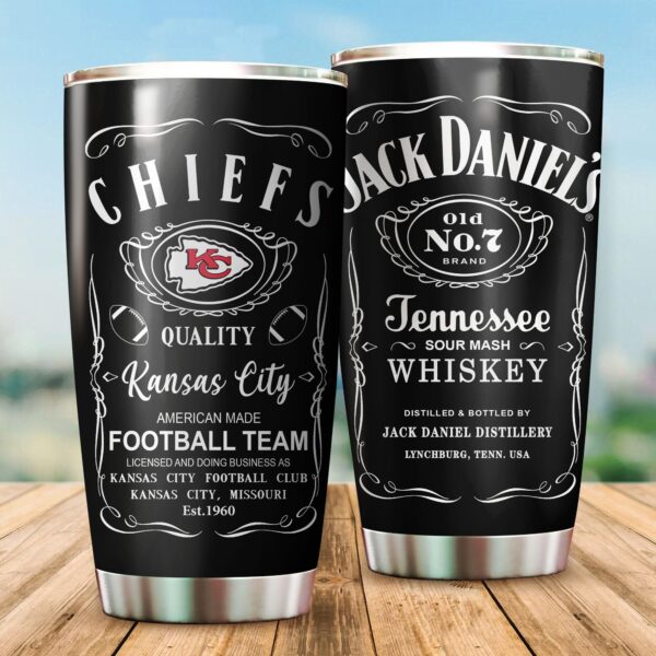 kansas city chiefs jack daniels tumbler tu008nfl m6ttt0129