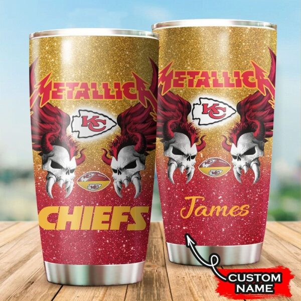 kansas city chiefs tumbler mtlc nfl custom name 21 m3ptt0106