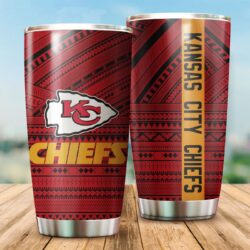 Kansas City Chiefs NFL Tumbler Polynesian new pattern 2024