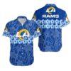 los angeles rams flower and logo hawaii shirt and shorts summer collec 5523 q3zn5