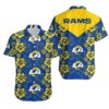los angeles rams flowers hawaii shirt and shorts summer collection h97 1986 bo8pt