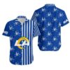 los angeles rams stripes and skull hawaii shirt and shorts summer coll 1855 0eevz