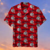 nfl New England Patriots Red Hawaiian Shirt 3D All Over Print nfl New England Patriots Red Hawaiian Shirt 3D All Over Print