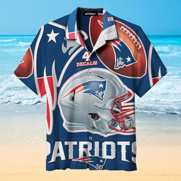 nfl New England Patriots football Hawaiian Shirt 3D All Over Print