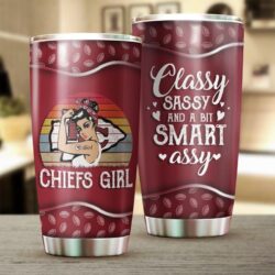 NFL Kansas City Chiefs Football Chiefs Girl Tumbler Cup