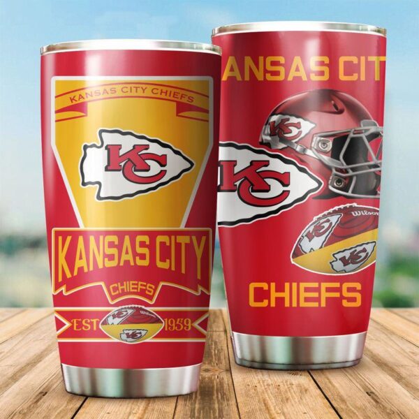 nfl kansas city chiefs limited edition tumbler gts00268726480449 9pbeo