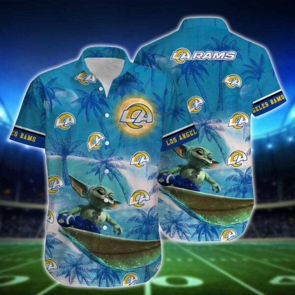 nfl los angeles rams baby yoda style hot trends summber trendy hawaiian shirt aloha shirt 8616 vlkg6