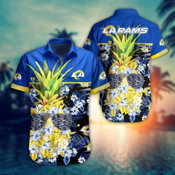 nfl los angeles rams pineapple design new trending trendy hawaiian shirt aloha shirt 3158 qqly7