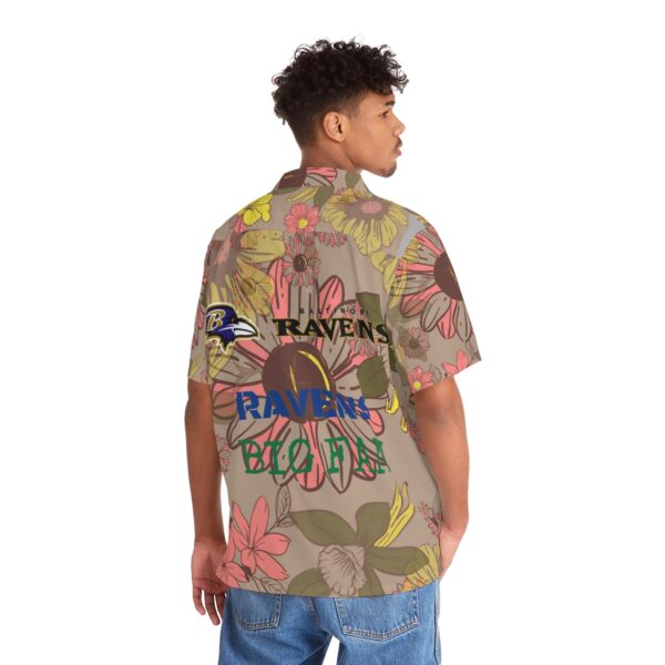 nfl ranvens new 3D hawaiian shirt for fans