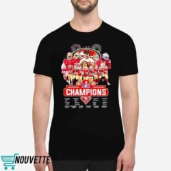 49ers Super Bowl LVIII 2024 Champions Signatures Shirt