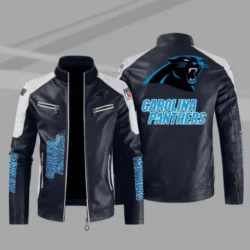 Carolina Panthers Cafe racer Leather Jacket 510x510 1