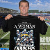 Never Underestimate A Woman Who Understands Football And Loves Chargers Ha191218m163