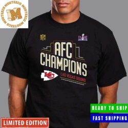 Kansas City Chiefs AFC Champions 2024 Super Bowl LVIII Las Vegas Bound Logo Classic T-Shirt
