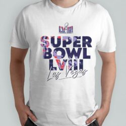 NFL SUPER BOWL LVIII LAS VEGAS 2024 LOGO SHIRT