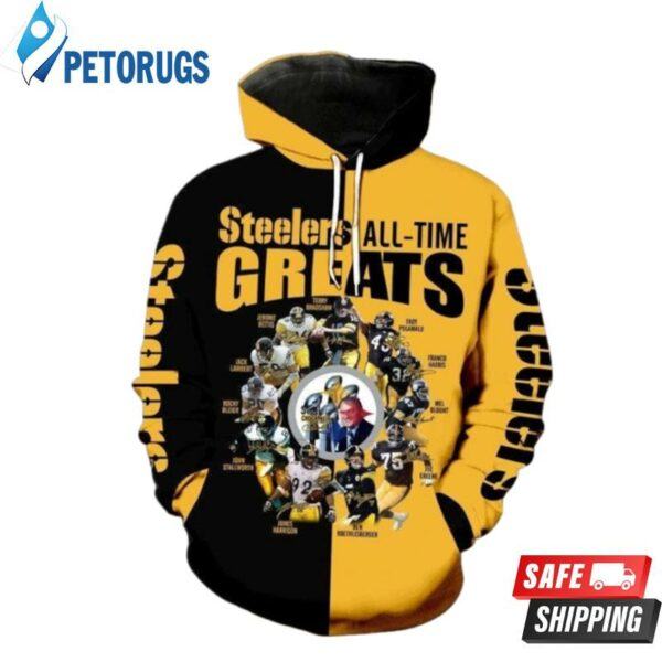 Pittsburgh Steelers All Time 3D Hoodie