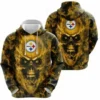 Pittsburgh Steelers Skull Printed Hoodie 510x510 1