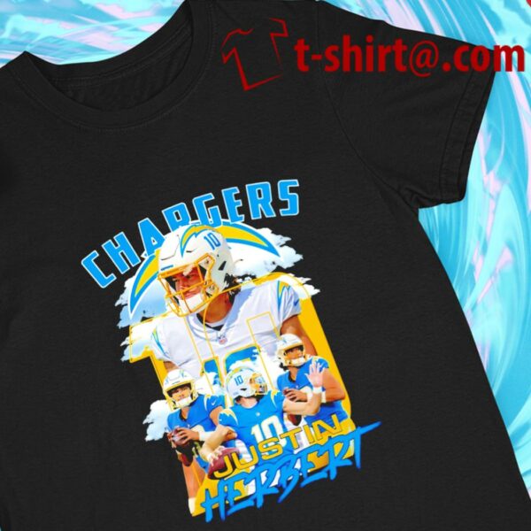 chargers justin herbert los angeles chargers football 2022 t shirt shirt