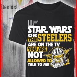 Steelers Star Wars baby yoda t-shirt