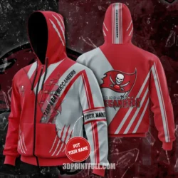 NFL Tampa Bay Buccaneers Hoodie 3D Pirate ships v2