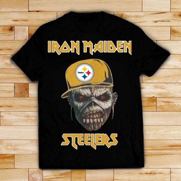 iron maiden pittsburgh steelers shirt