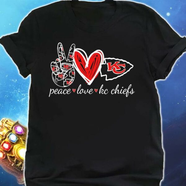 kansas city chiefs peace love kc chiefs shirt
