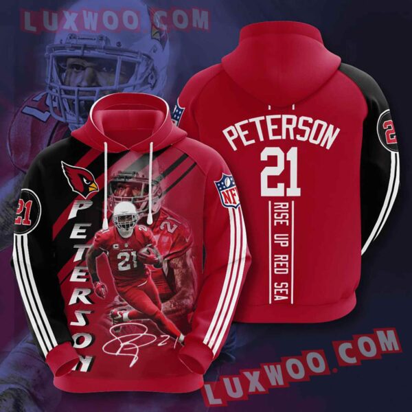 nfl arizona cardinals hoodies custom all over print 3d pullover hoodie v25