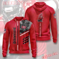 Nfl Tampa Bay Buccaneers Zip Up Hoodiezip Up Hoodie Will Make A Perfec