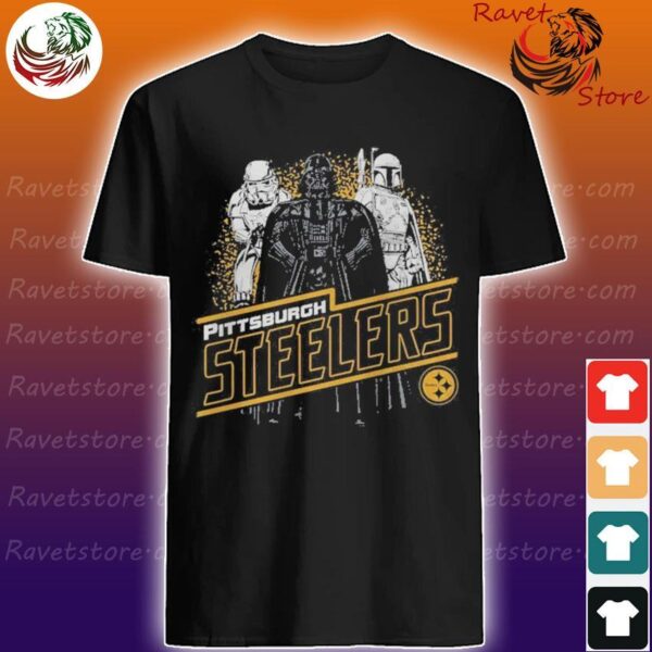 pittsburgh steelers junk food empire star wars t shirt shirt