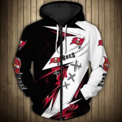Tampa Bay Buccaneers Hoodie Zigzag graphic gift for fans