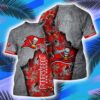Tampa Bay Buccaneers NFL All Over Print aloha 3D T-Shirt tampa bay buccaneers nfl all over print 3d t shirt