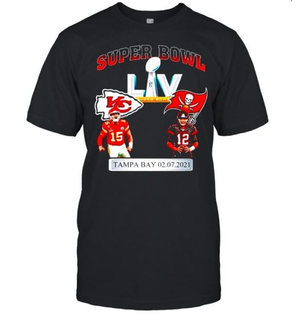 tampa bay buccaneers vs kansas city chiefs super bowl 2021 gift shirt classic mens t shirt