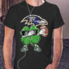 1 t shirt dabbing four leaf clover nfl baltimore ravens football st patricks day shirt